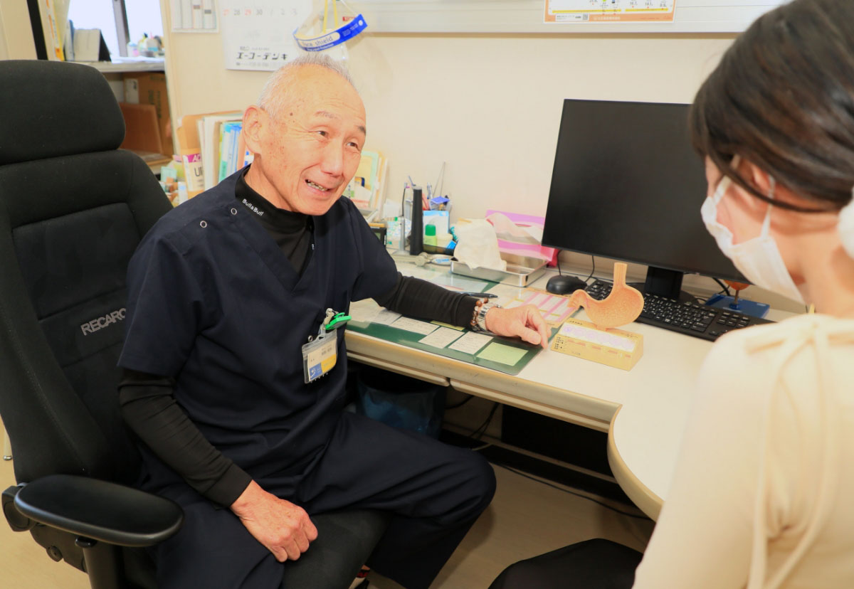 「患者さまの立場に立って、良質な医療をご提供します」