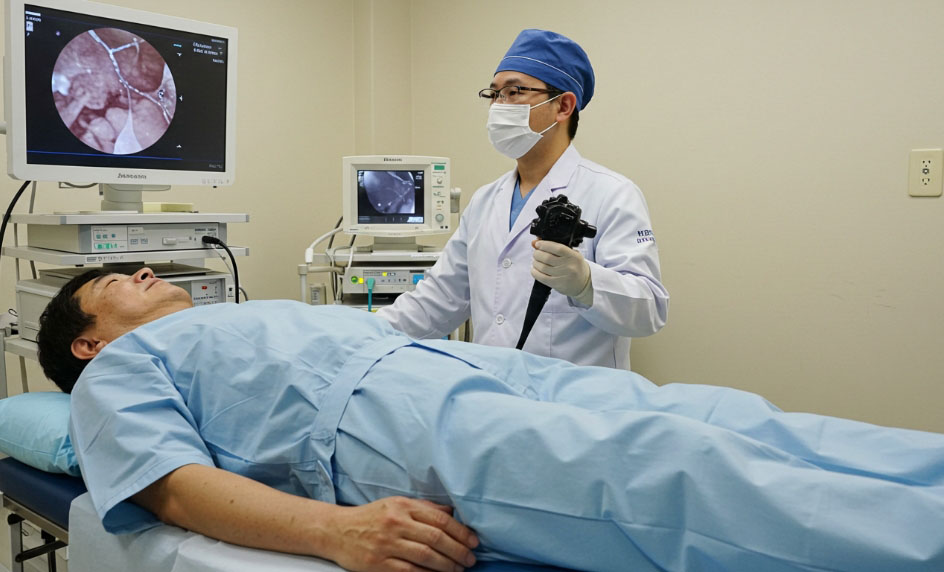 ③内視鏡による大腸検査